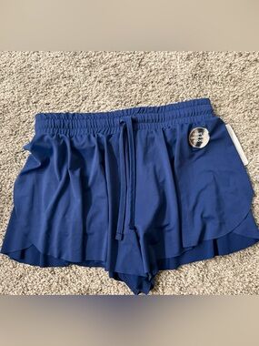 Bundle 3 for $10 Navy Blue Athletic Skort with Zip Pocket